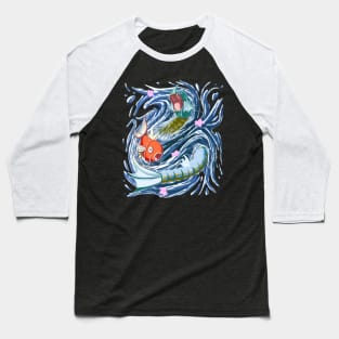 Sea Dragon Baseball T-Shirt